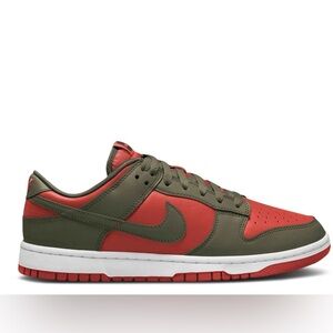 Nike dunk low cargo khaki mystic red
